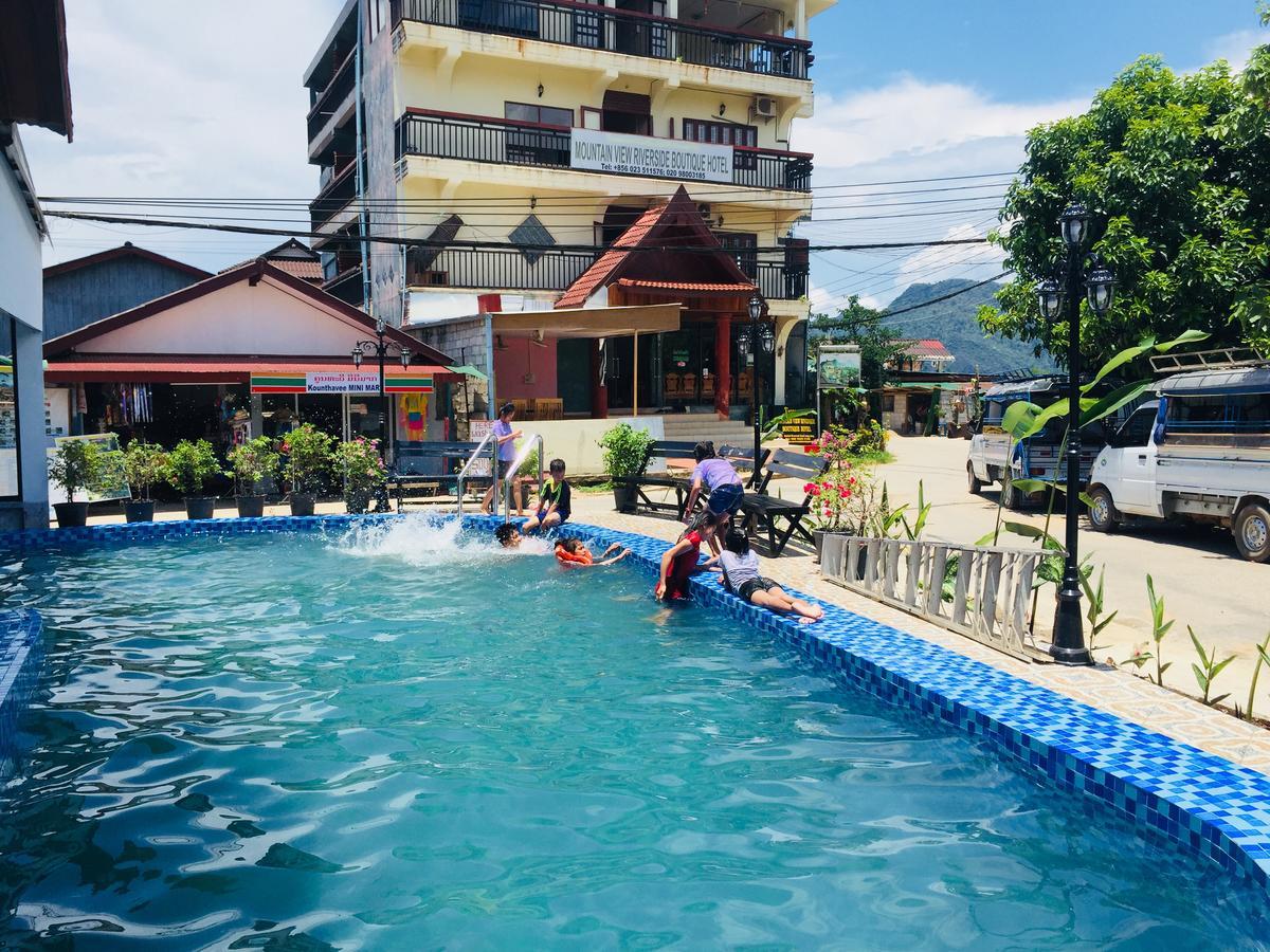 Mountainview Riverside Boutique Hotel Vang Vieng Exteriér fotografie