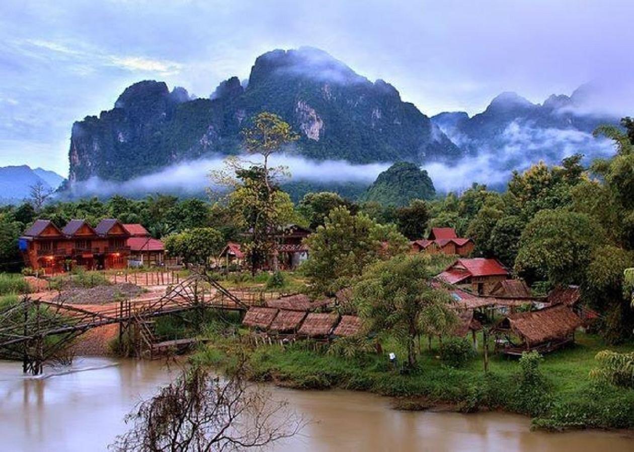 Mountainview Riverside Boutique Hotel Vang Vieng Exteriér fotografie